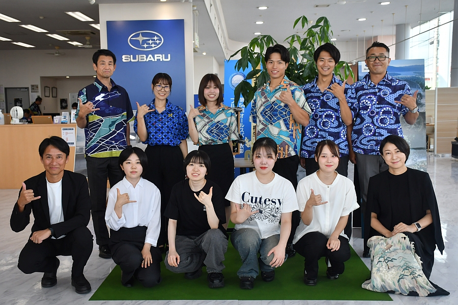桐生 桐生の魅力、アロハで発信 富士スバル桐生店が「KIRYU ALOHA